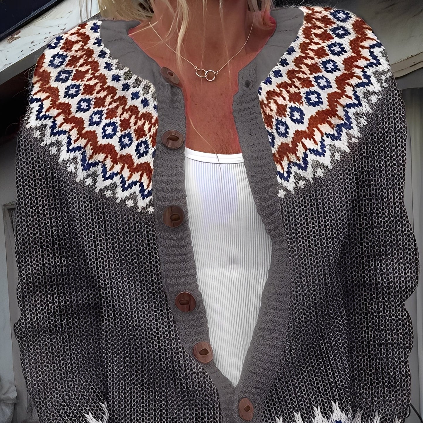Donne - Cardigan con abbottonatura