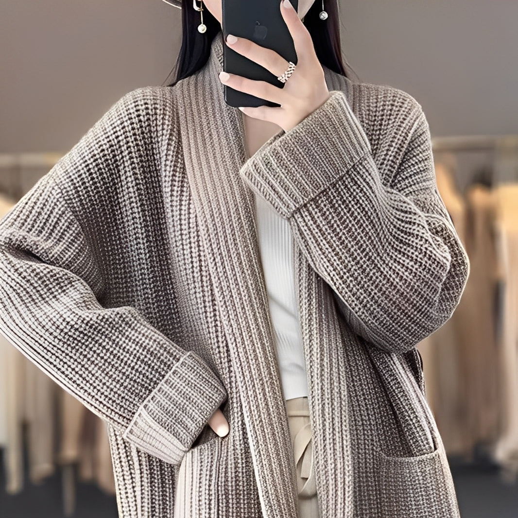 Donna - Cardigan lungo - Stile elegante