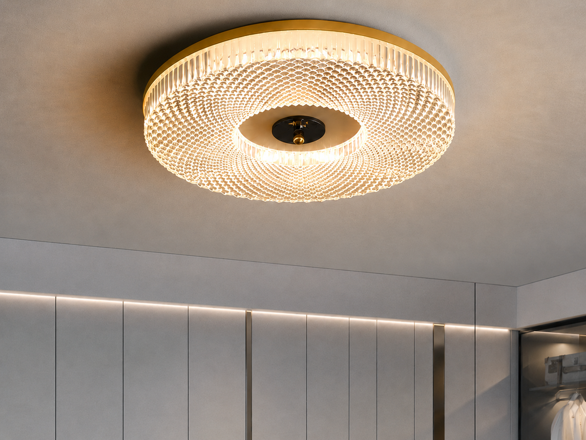 Lampada da Soffitto LED Decorativa a Linee Concentriche