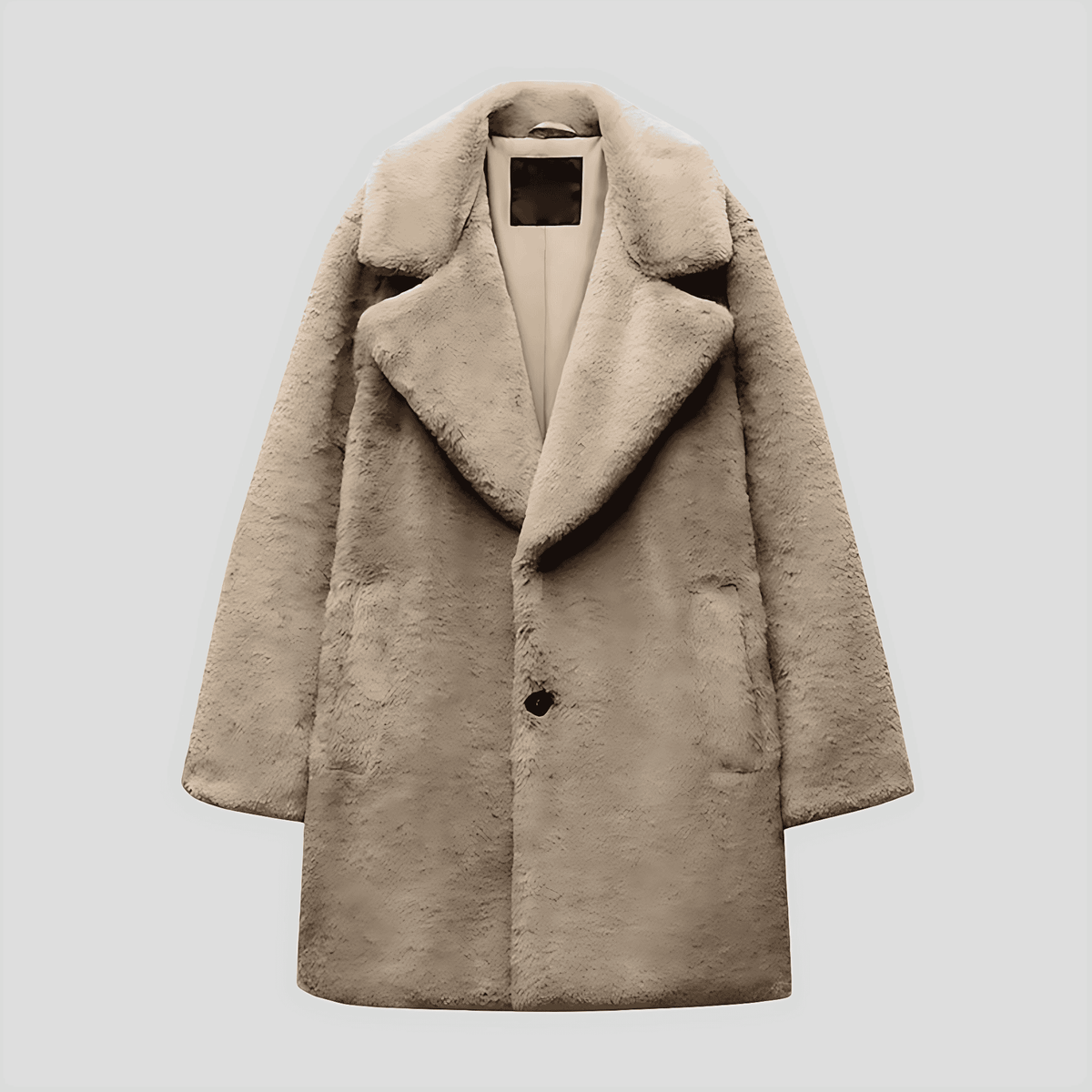 Donna - Cappotto di peluche - Stile invernale