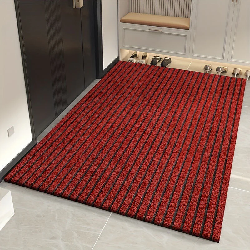 Zerbino da Esterno Antiscivolo Grande a Righe in PVC