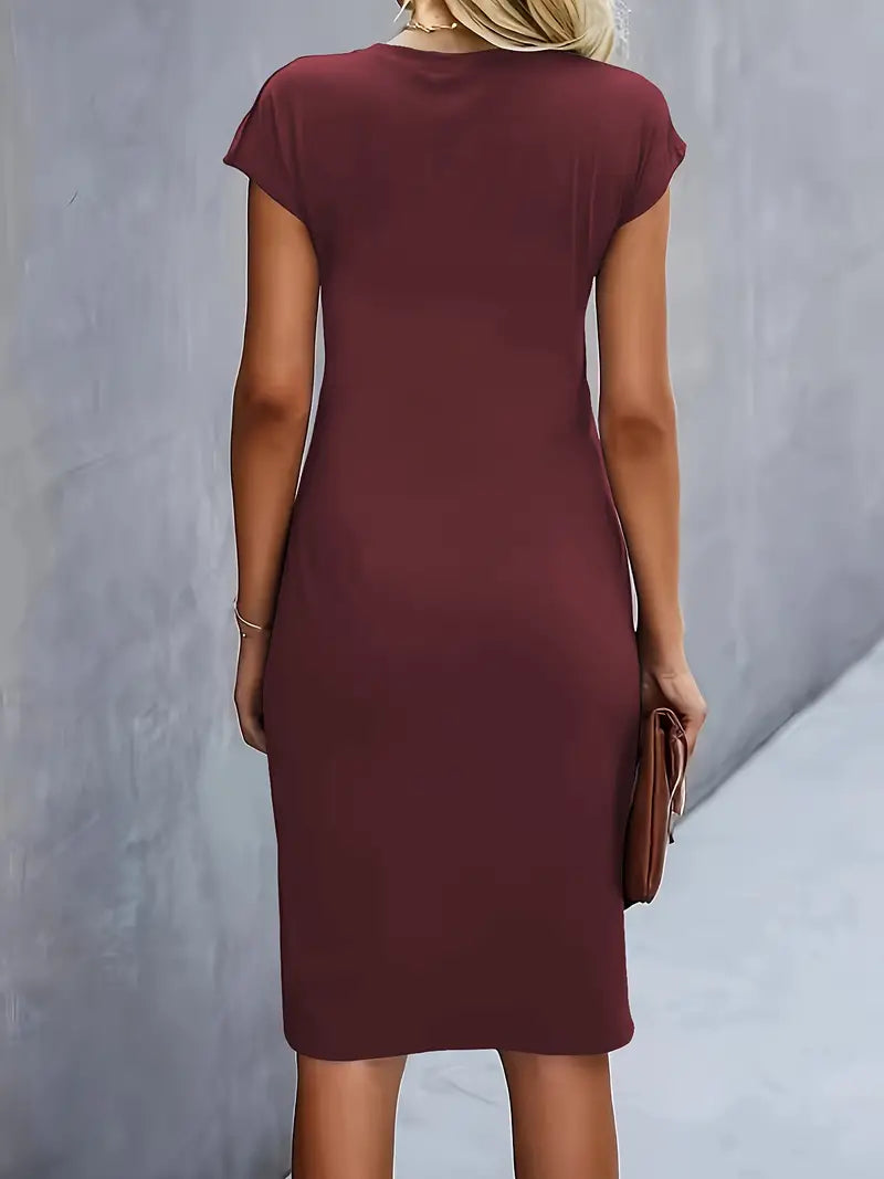 Abito Midi A-line da Donna – Adatto per Diverse Occasions, Casual e Lavoro