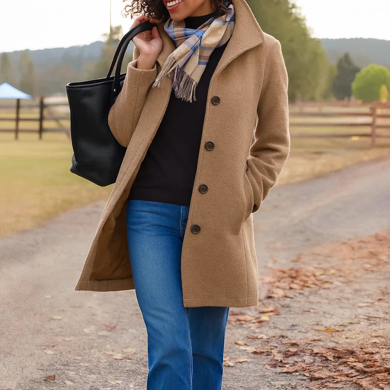Giacca Slim Fit da Donna – Con Cappuccio, Adatta per Autunno e Inverno