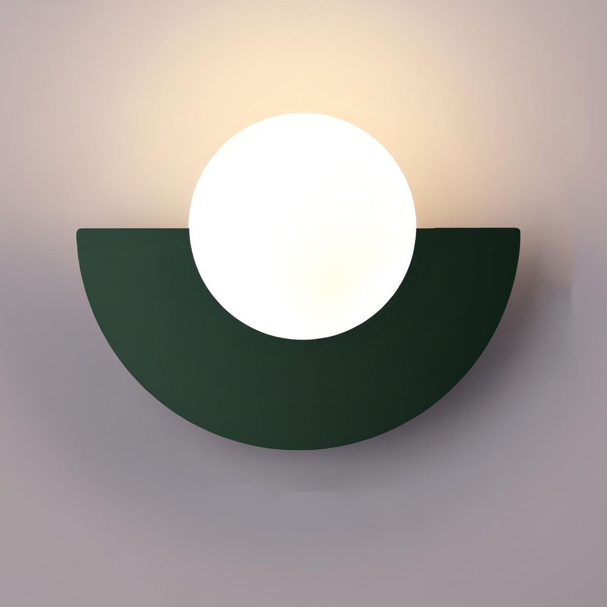Nordic Semi-Round Wall Lamp – Contemporary LED Wall Sconce Lighting for Hallway and Living Space 7