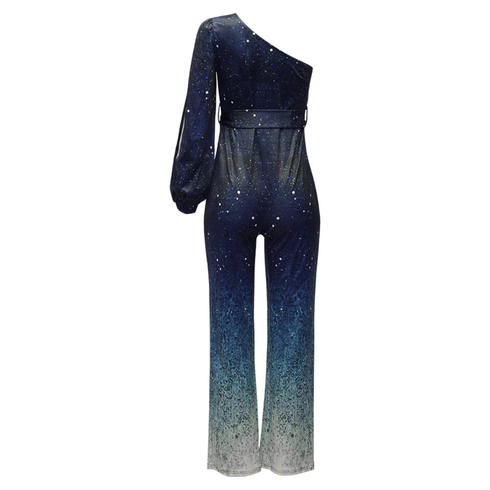 Tuta Donna Scollo Sottile – Adatta per Occasioni Festive e Uso Serale