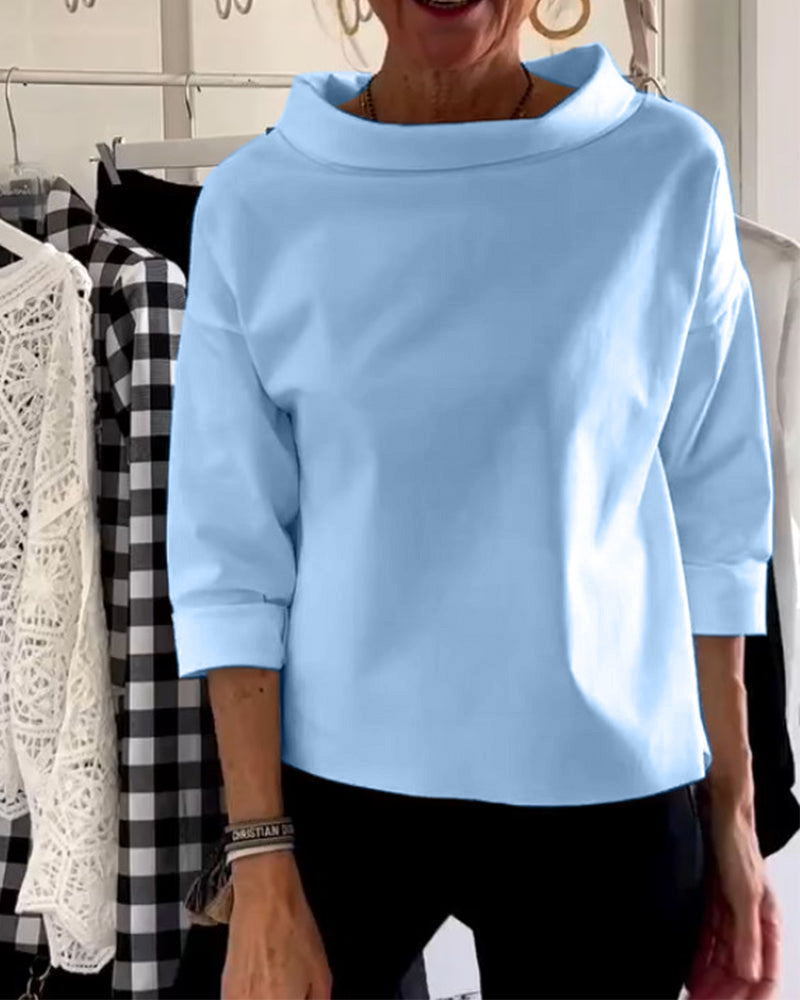 Top Slim Fit Donna – Adatto per Uso Quotidiano, Con Maniche Corte