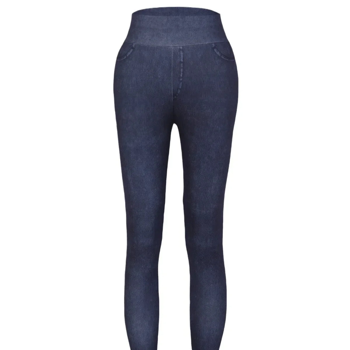 Donna - Jeggings alla moda a vita alta - Vestibilità trendy
