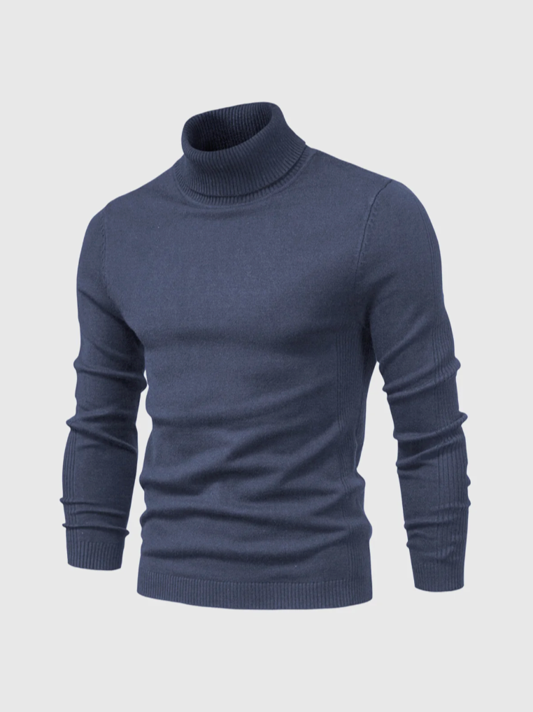Maglione Dolcevita Uomo in Maglia Fine