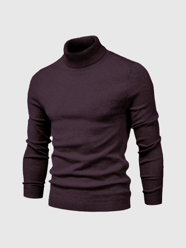 Maglione Dolcevita Uomo in Maglia Fine