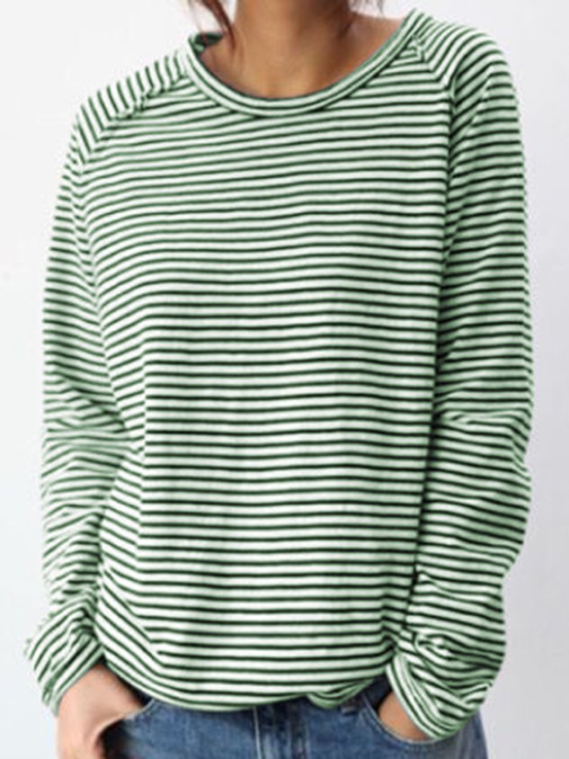 Blusa Slim Fit da Donna – Casual per Primavera e Autunno, con Maniche Lunghe