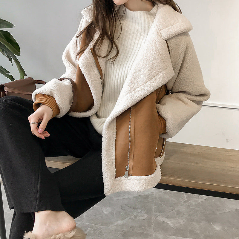 Donna - Cappotto oversize in morbido finto shearling