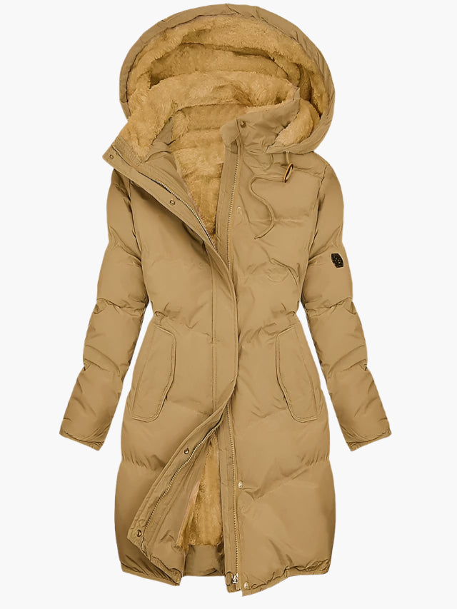 Piumino Donna Trapuntato con Cappuccio Invernale