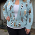Cardigan Blu