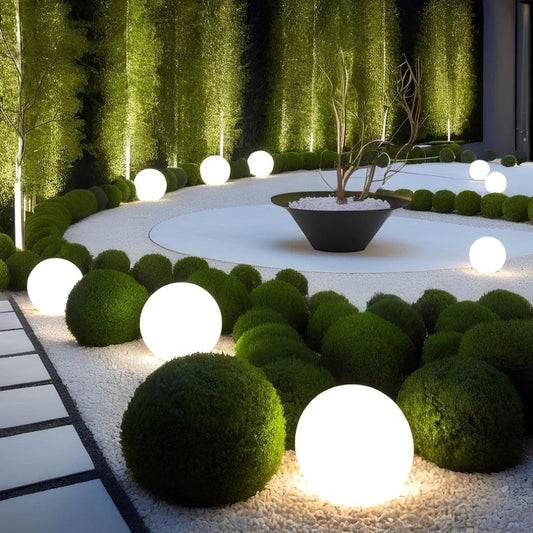 Lampada Sferica da Giardino LED con Telecomando, 16 Colori