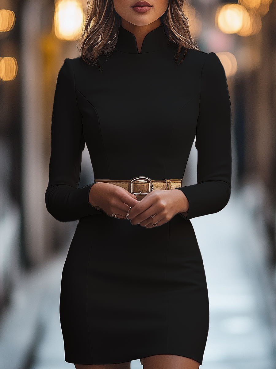 Abito A-line da Donna – Con Cintura, Adatto per Primavera e Estate