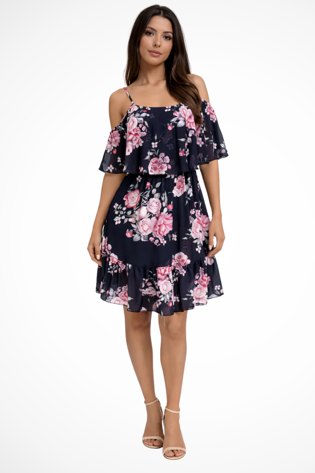 Abito A-line da Donna – Adatto per l'Estate, con Spalle Scoperte e Vestibilità Casual