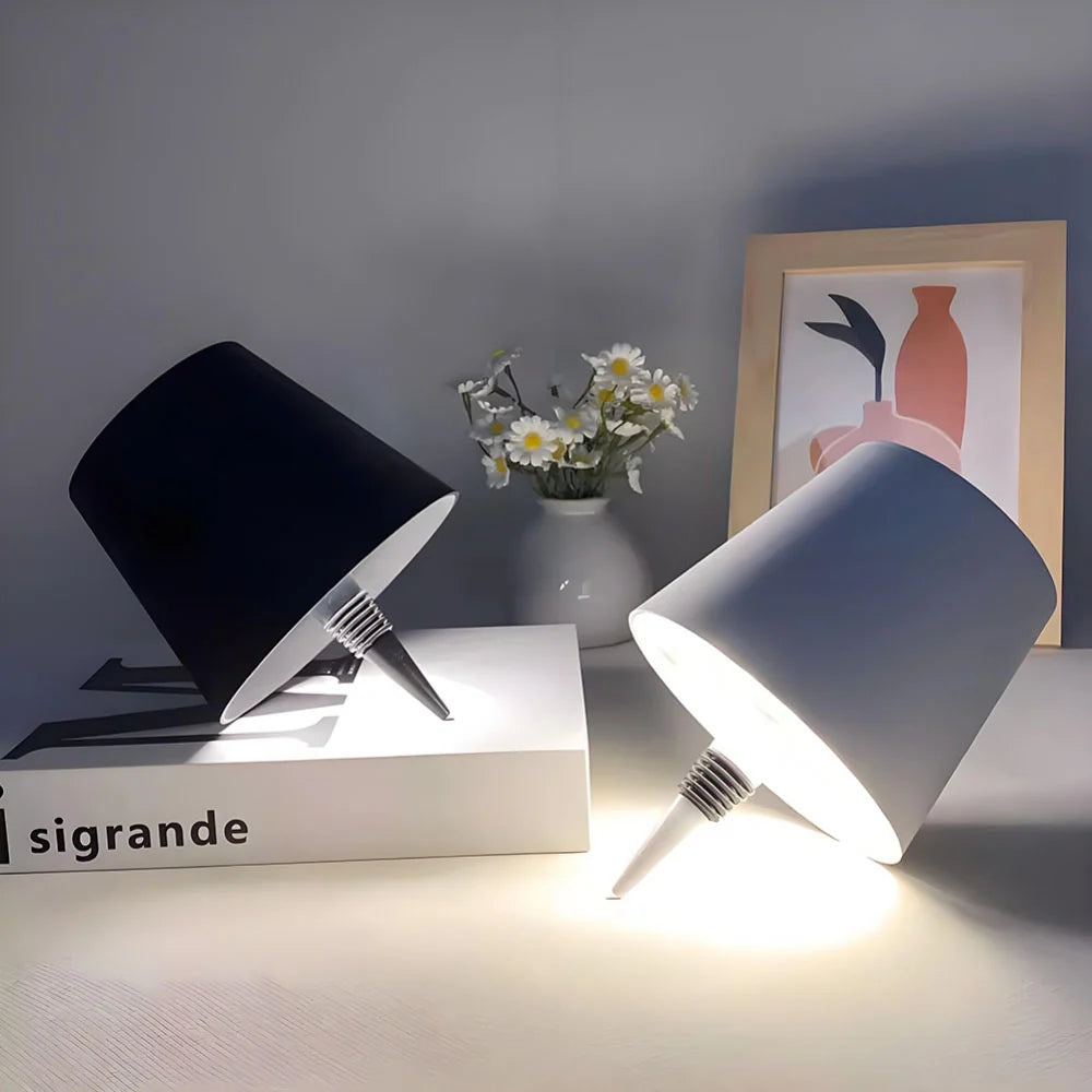 Tappo LED per Bottiglia Ricaricabile - Luce Decorativa a 3 Toni