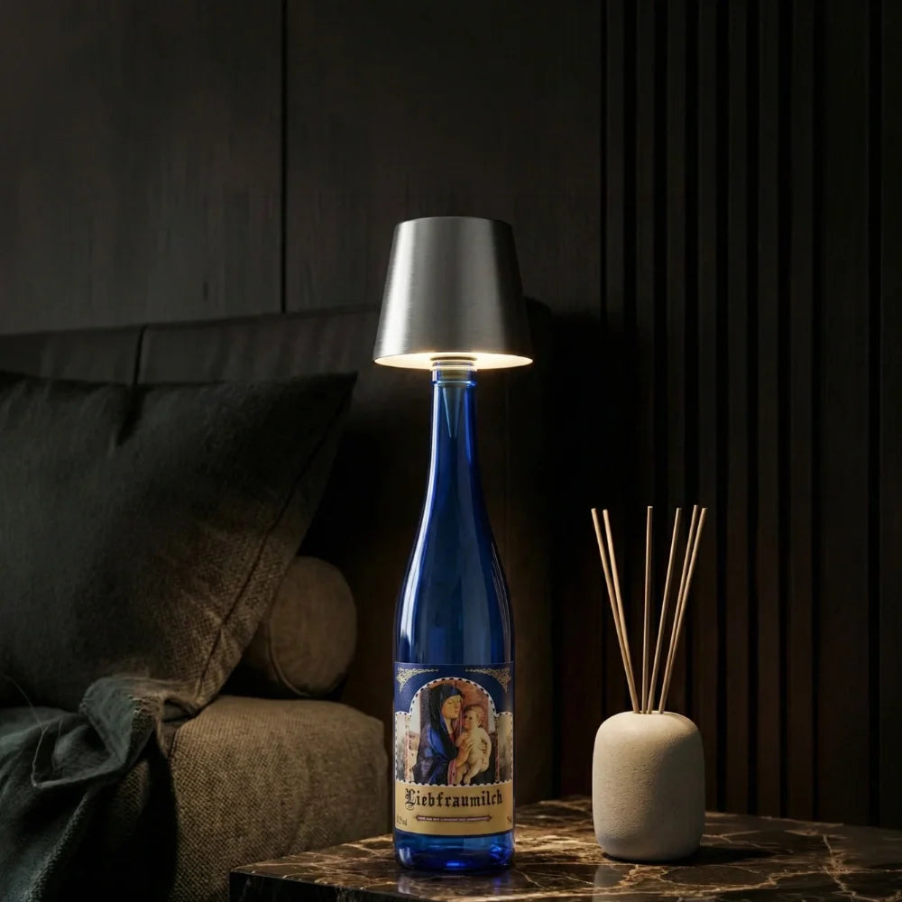 Tappo LED per Bottiglia Ricaricabile - Luce Decorativa a 3 Toni
