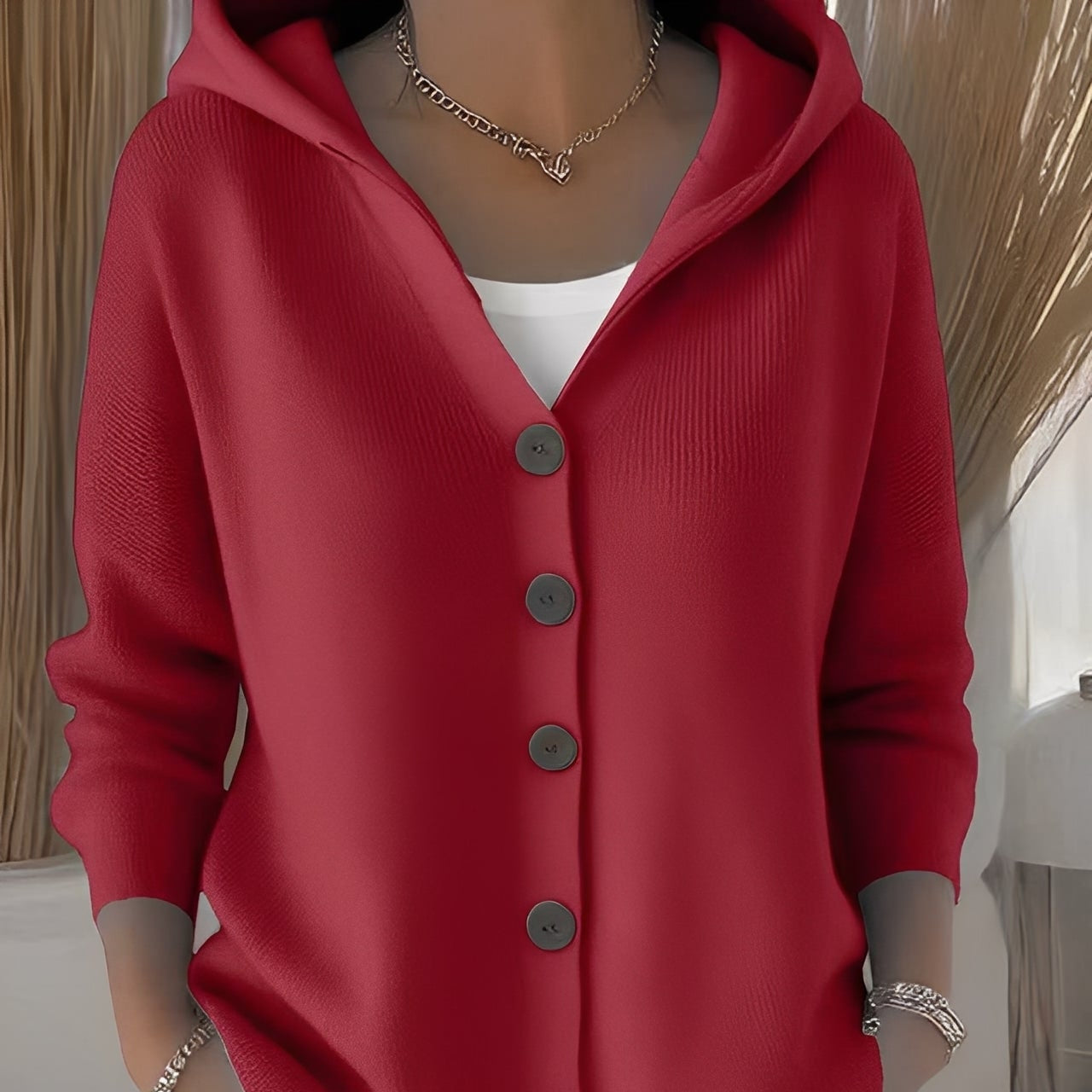 Donna - Maglia casual con cappuccio