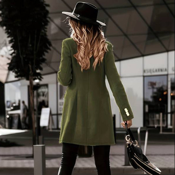 Donna - Cappotto invernale sartoriale - Doppiopetto