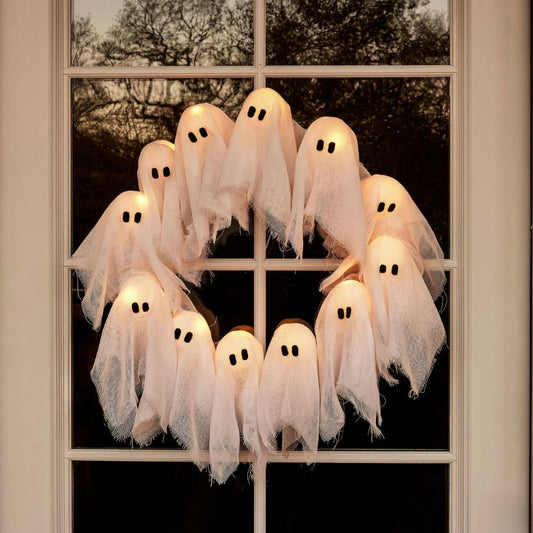 Ghirlanda di Halloween con Fantasmi LED Luminosi