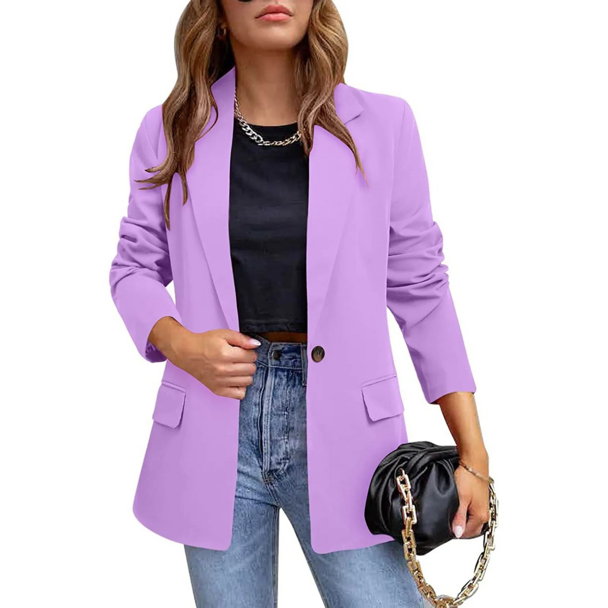 Blazer Donna Sartoriale con Revers a Lancia
