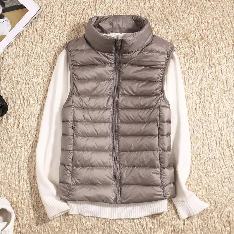 Gilet Slim Fit da Donna – Leggero, Adatto per Primavera e Autunno