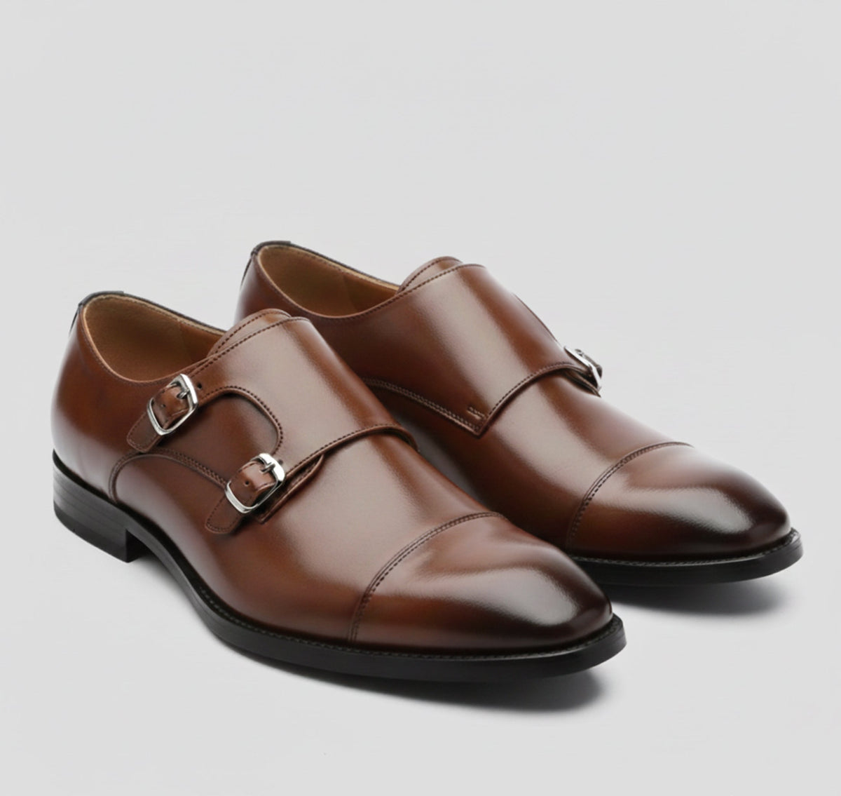 Mocassini Uomo Eleganti in Pelle Sintetica con Dettagli Metallici