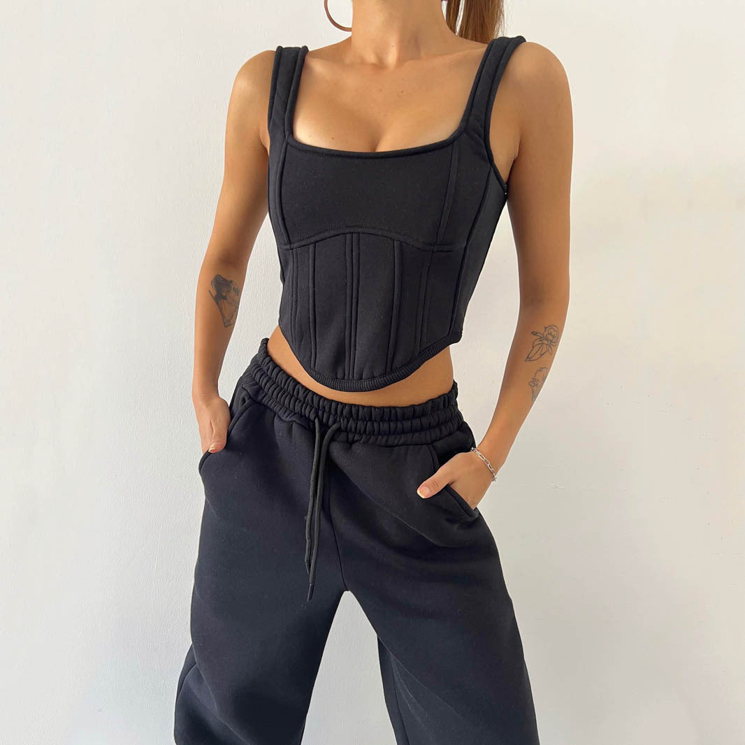 Set Comfortabile per Donne – Casual per Uso Domestico, Adatto per Primavera e Estate