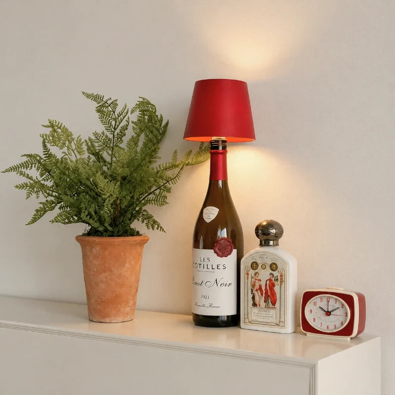 Tappo LED per Bottiglia Ricaricabile - Luce Decorativa a 3 Toni