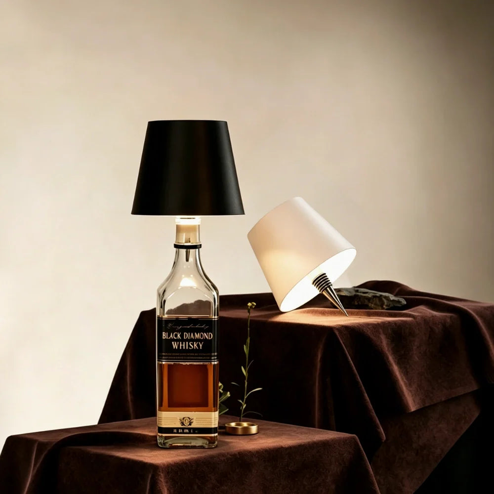 Tappo LED per Bottiglia Ricaricabile - Luce Decorativa a 3 Toni