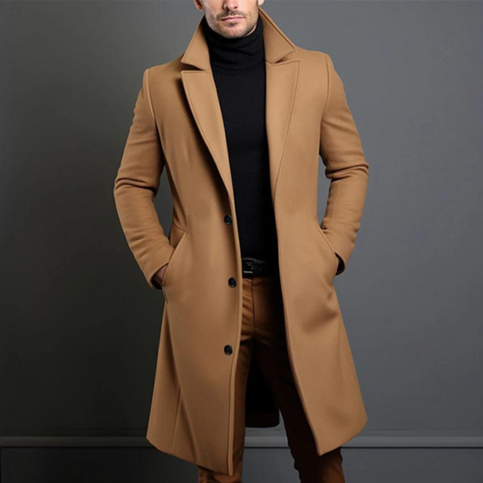 Cappotto Uomo Invernale Elegante Slim Fit