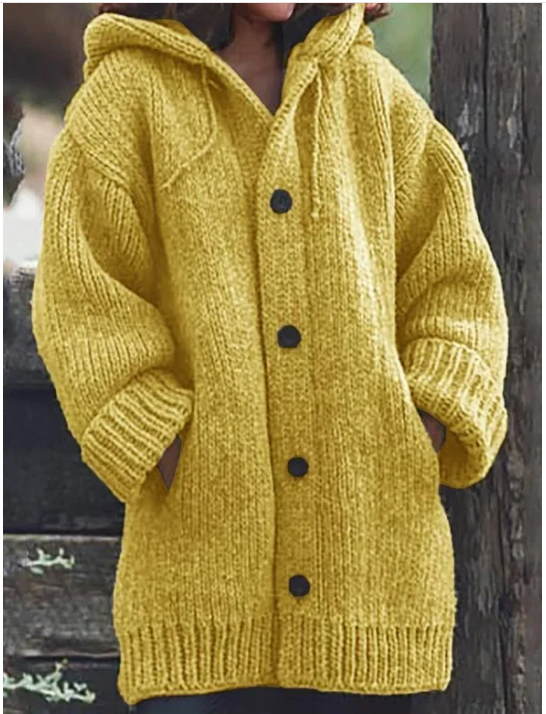 Gilet Oversized da Donna con Cappuccio – Adatto per Uso Casual e Autunnale