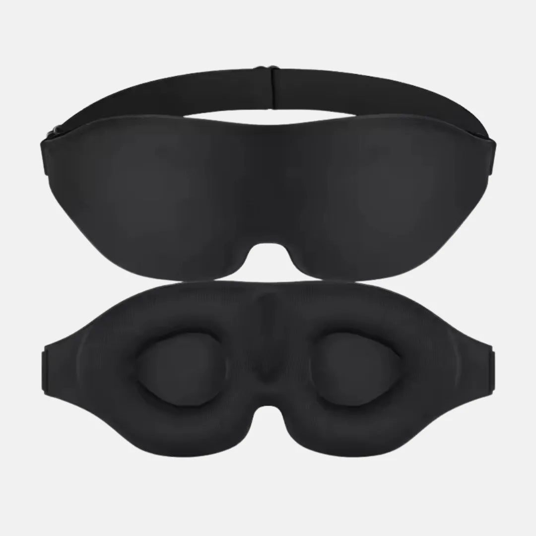 3D Contoured Sleep Mask – Light-Blocking & Lash-Friendly | Silken & Dreams