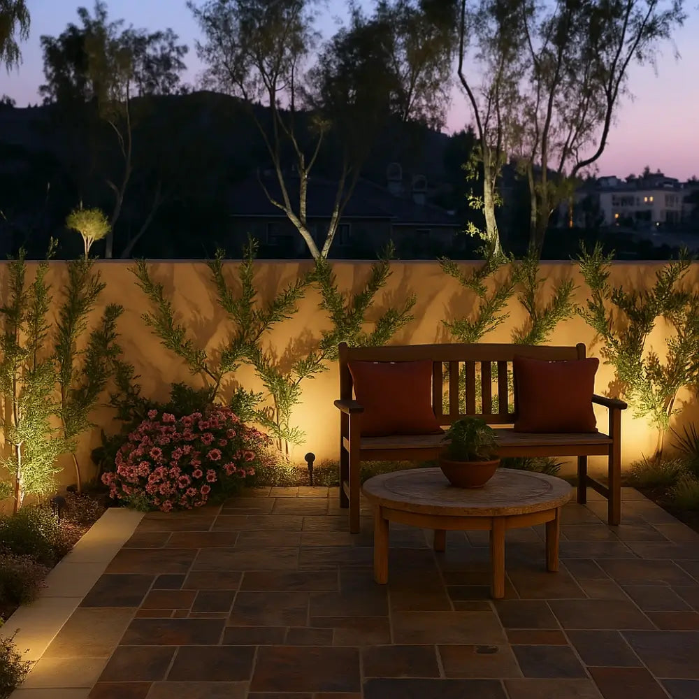 Faretto da Giardino Solare a LED Senza Incasso - Multicolore IP55