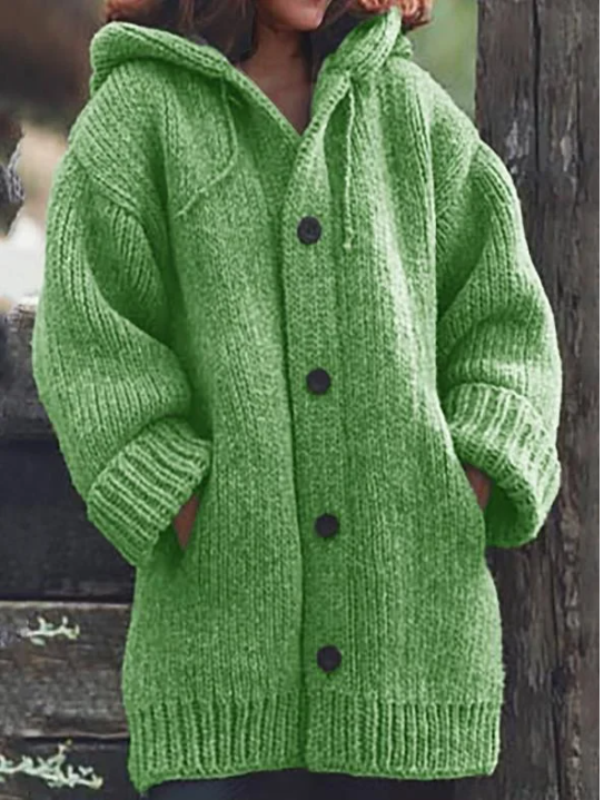 Gilet Oversized da Donna con Cappuccio – Adatto per Uso Casual e Autunnale