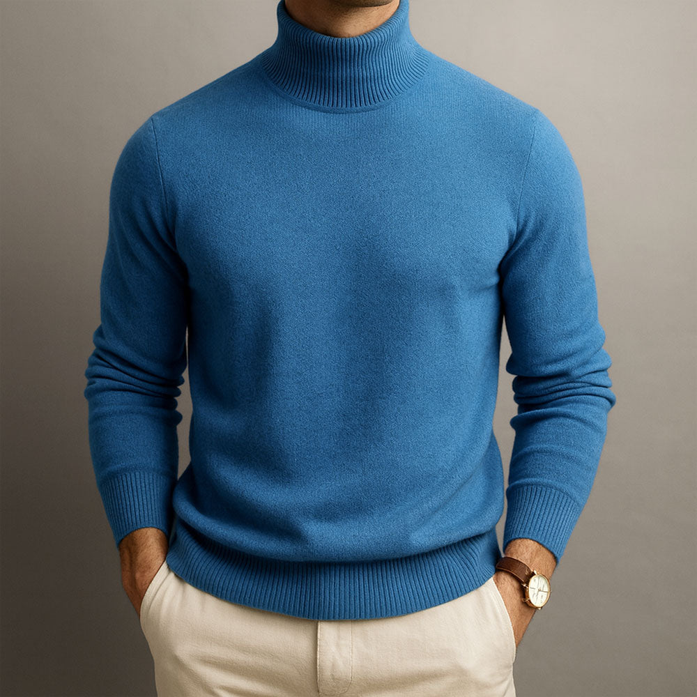 Maglione Femminile Scollo Alto – Adatto per Primavera e Autunno, Con Collo Alto e Maniche Lunghe