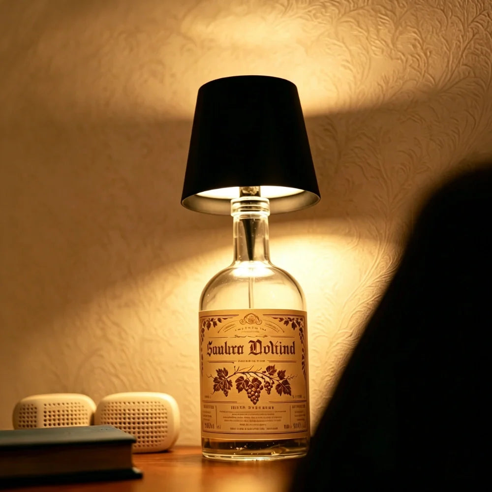 Tappo LED per Bottiglia Ricaricabile - Luce Decorativa a 3 Toni