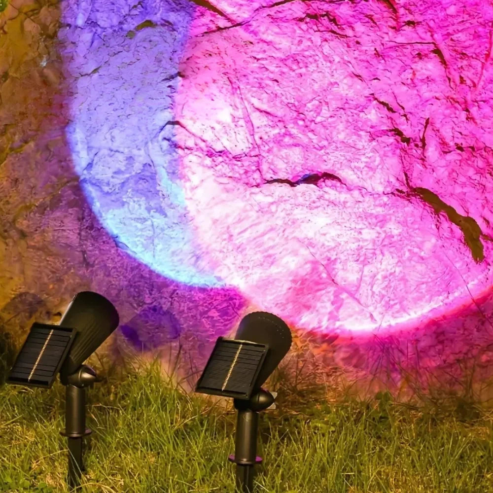 Faretto da Giardino Solare a LED Senza Incasso - Multicolore IP55