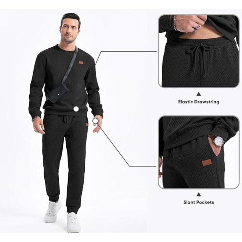 Completo Uomo 2 Pezzi in Tessuto Jacquard