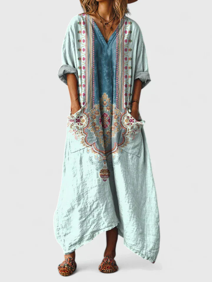 Abito A-line da Donna – Adatto per Occasioni Festive e Uso Estivo
