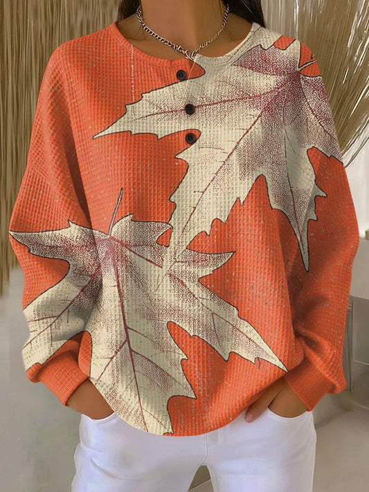 Maglione Donna in Tessuto a Nido d'Ape Doppio Spessore