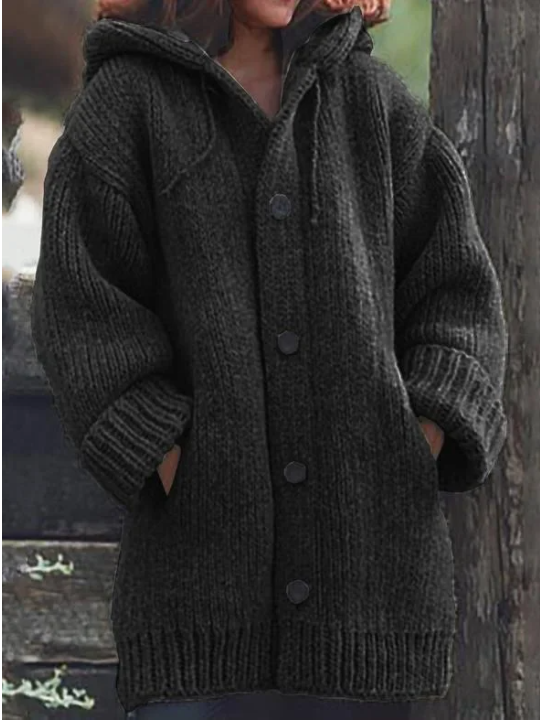 Gilet Oversized da Donna con Cappuccio – Adatto per Uso Casual e Autunnale