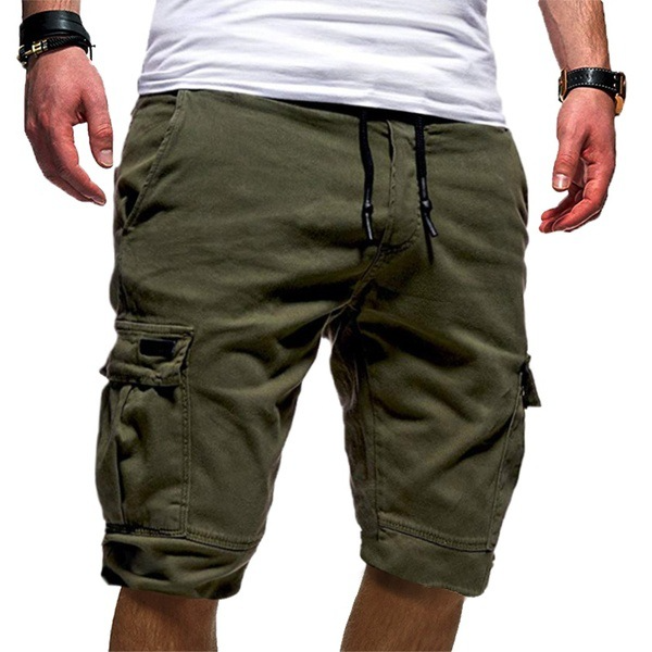 Pantaloni Cargo Slim Fit da Uomo – Con Tasche, Ideali per Uso Casual in Estate