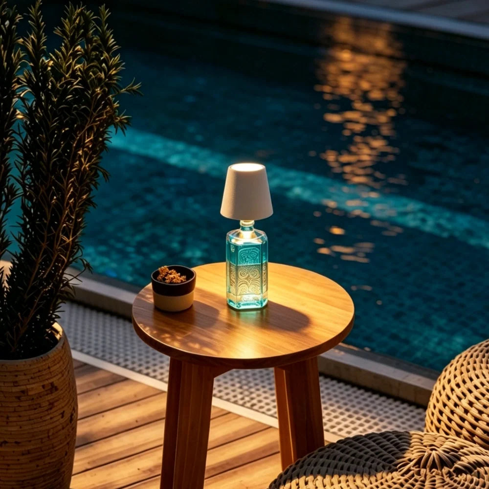 Tappo LED per Bottiglia Ricaricabile - Luce Decorativa a 3 Toni