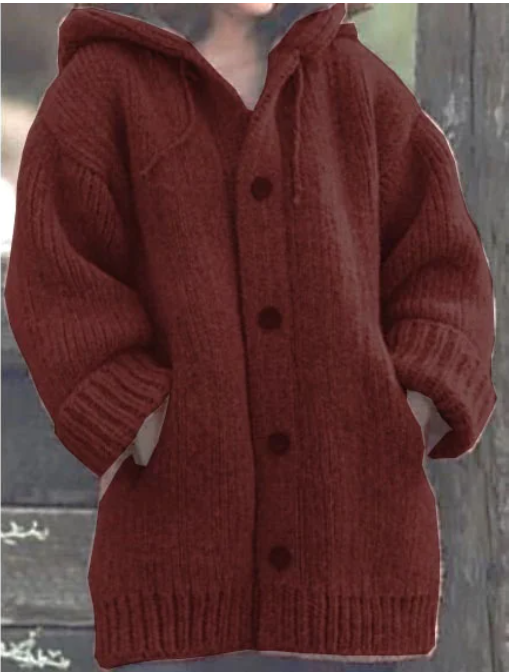 Gilet Oversized da Donna con Cappuccio – Adatto per Uso Casual e Autunnale