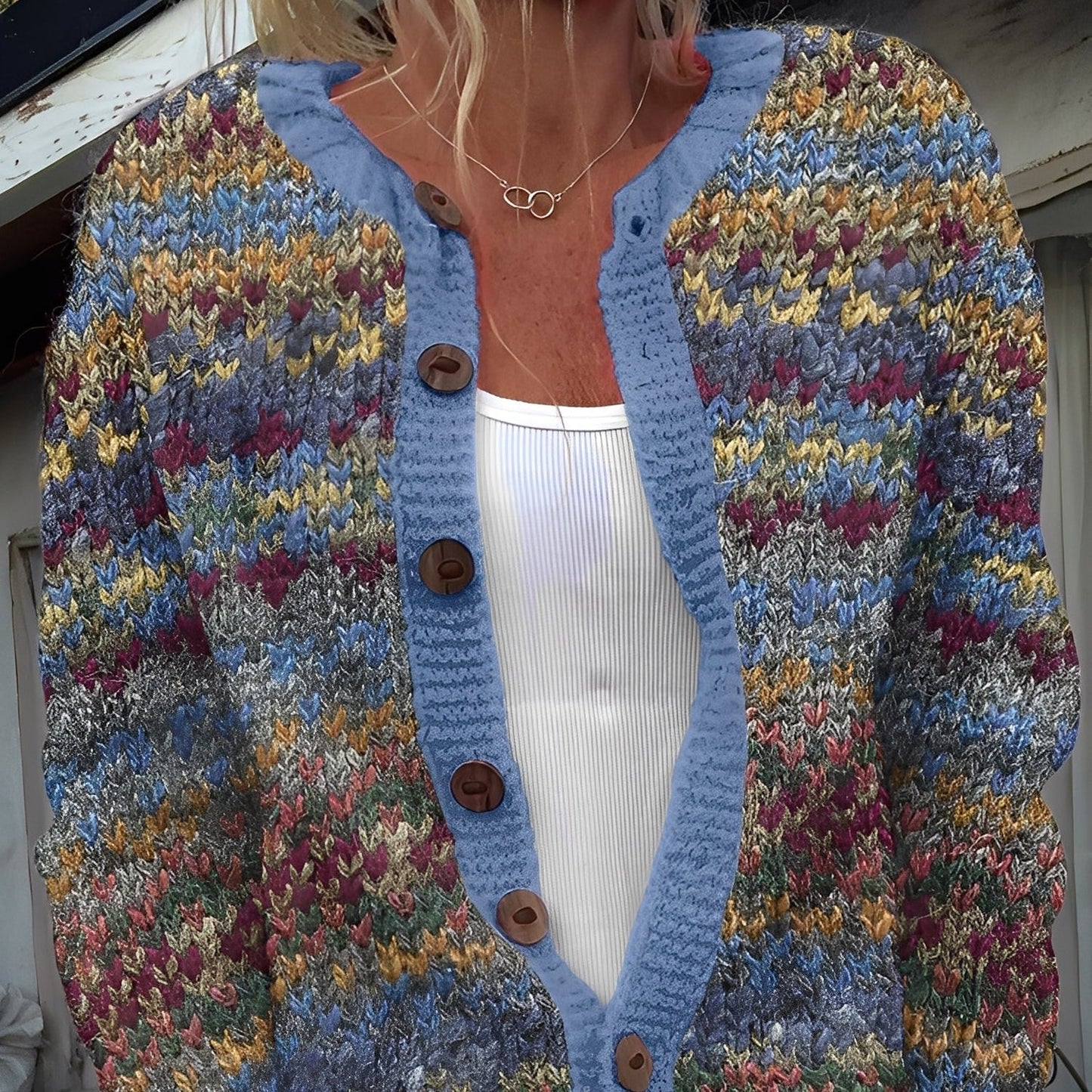 Donne - Cardigan con abbottonatura