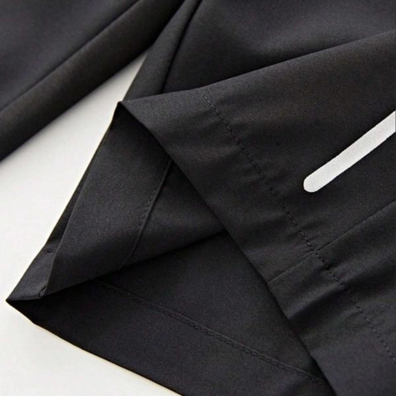 Pantaloncini Uomo Sportivi Traspiranti con Tasche con Zip - Set da 5