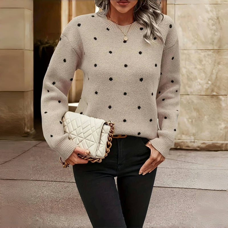 Donna - Maglia a pois - Design alla moda