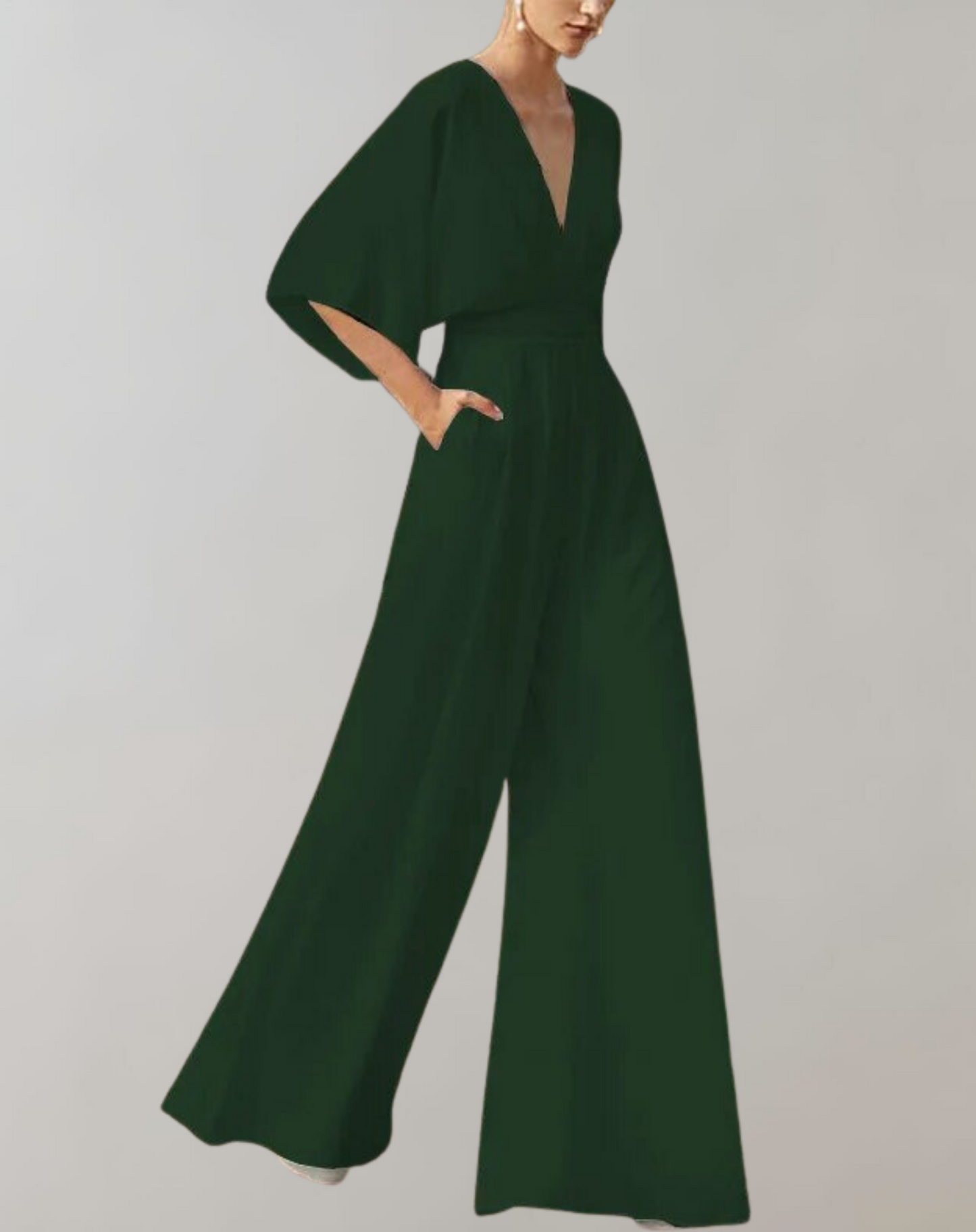 Tuta Femminile Sottile – Con Pantaloni Ampi, Adatta per Feste e Abbigliamento Serale